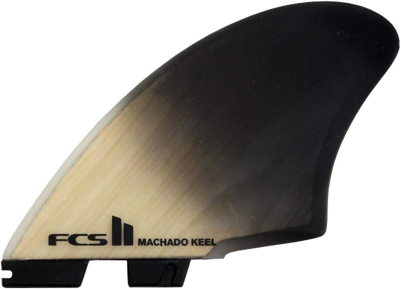 FCS II Modern Keel Surfboard Fin Set - 2 Fins, Clear